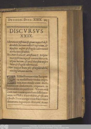 Discursus XXIX.