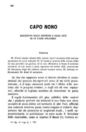 Capo Nono Esecuzione Delle Sentenze E Degli Atti Di Un Paese Straniero