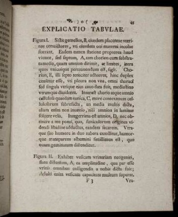 Explicatio Tabulae.