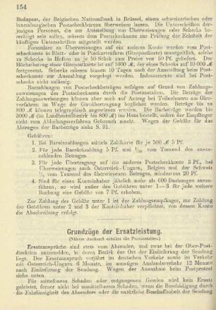 Grundzüge der Ersatzleistung