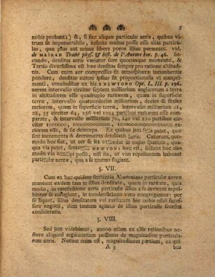 Propositiones Qvasdam Physicas De Aere