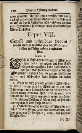 Num. 1. - Num. 70. Guten Malvasier zu machen