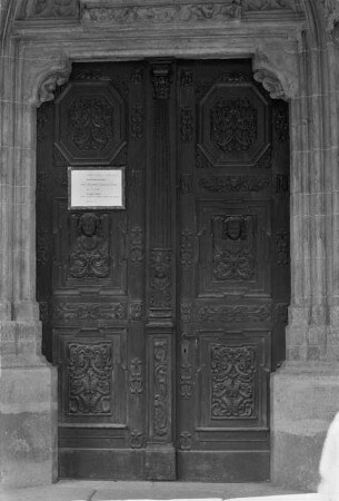 Evangelische Stadtpfarrkirche, Südportal, Hermannstadt, Rumänien