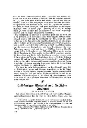 Halbfertiges Material und kindlicher Ausdruck