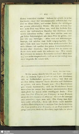 Rom, den 2ten März