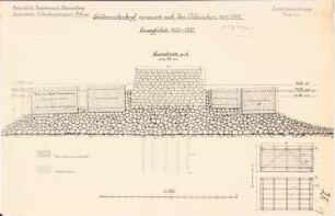 Südermolenkopf, Pillau Wiederaufbau: Schnitte 1:100