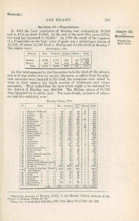 Section III. Population