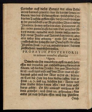 Probatio Posterioris in minore membri asterisco * signati.