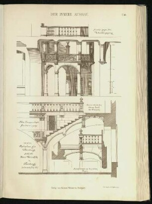 Neue Treppe im alten Rathaus zu Nürnberg