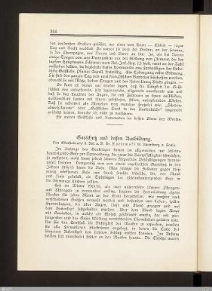 Gasschutz und dessen Ausbildung