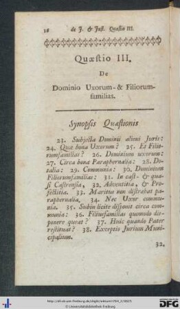 Quaestio III.