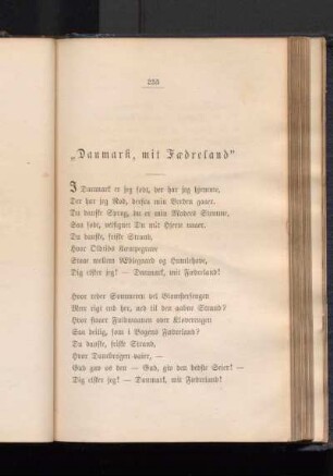 "Danmark, mit Fædreland"