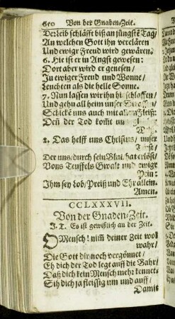 Von der Gnaden-Zeit.