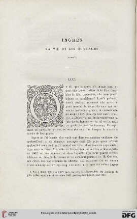 25: Ingres, [9] : sa vie et ses ouvrages