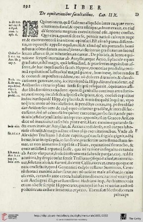 Cap. IIX.: De equitationibus facultatibus