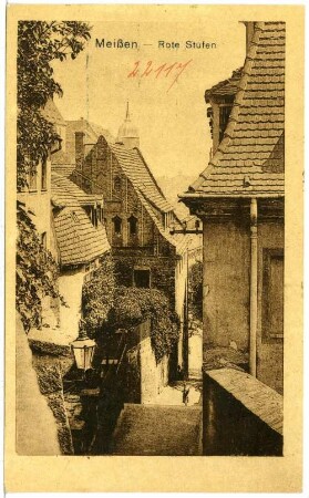 Meißen. Rote Stufen