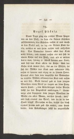 75. Vogel Phönix.