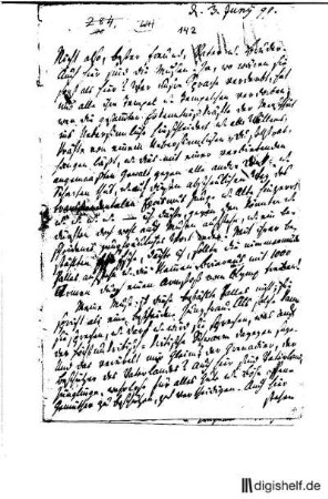 142: Brief von Johann Gottfried Herder und Caroline Herder an Johann Wilhelm Ludwig Gleim : Carolina (genannt Caroline) Maria Herder