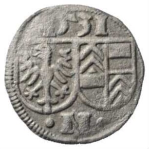 Fundmünze, Pfennig (einseitig), 1531