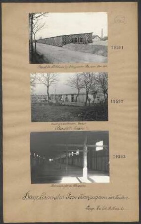 Baustelle Habsheim/Elsaß: Fertiggestellter Schuppen