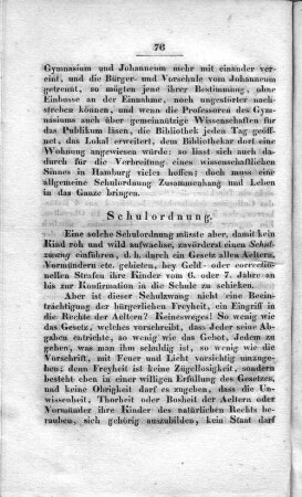 Schulordnung.