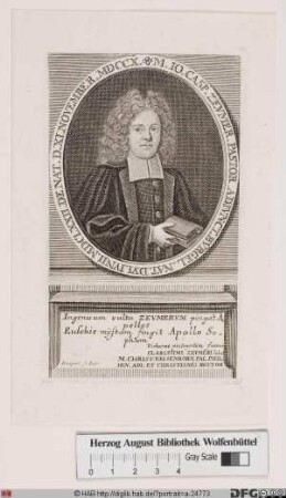 Bildnis Johann Caspar Zeumer