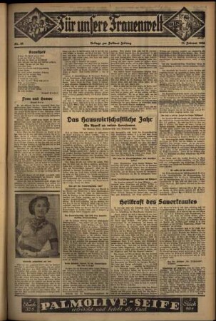 Zweite Ausgabe vom Dienstag, den 25. Februar 1936.