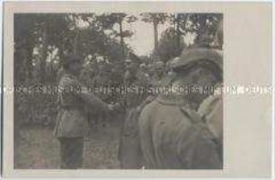 Kronprinz Wilhelm an der Front in Frankreich