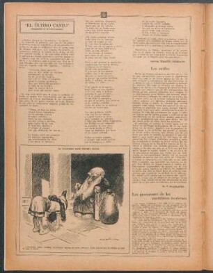 "El último canto" : (Fragmentos de un cuento gaucho)
