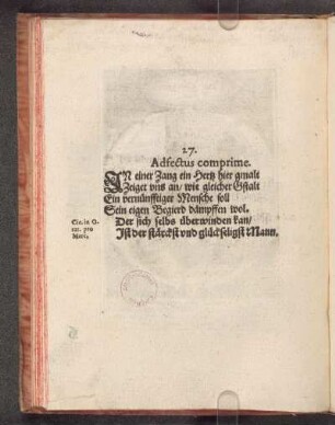 27. Adfectus comprime.