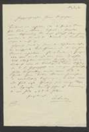 Brief von Eduard Lucas an August Emanuel Fürnrohr