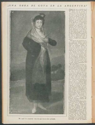 ¿Una obra de Goya en la Argentina?