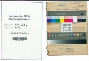 Entnazifizierung Friedrich Laubert , geb. 09.04.1903 (Beamter)