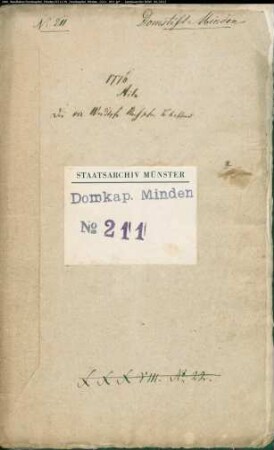 Nachjahr des + von Wendt
