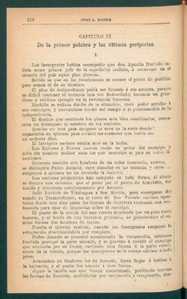 Capítulo IX. - De la primer palabra y las últimas peripecias.