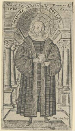 Bildnis des Iohannes Gerhardus