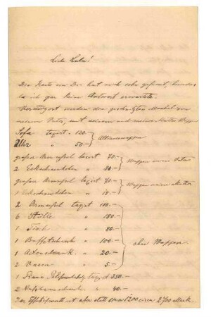 Jeweils ein Brief von Ludwig Arndts, J. P. Bachem und Daniel Heneberg an Ludovica (Lulu) Le Page Renouf