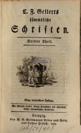 C. F. Gellerts sämmtliche Schriften. 3
