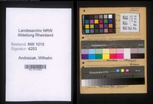 Entnazifizierung Wilhelm Andreizak , geb. 21.05.1905 (Handwerker)