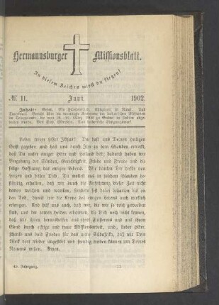 N° 11. Juni. 1902