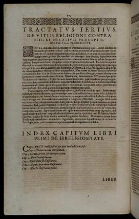 Index Capitum Libri Primi [...]
