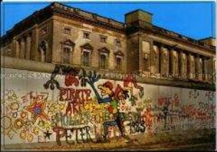 Bemalte Berliner Mauer an der Kochstraße