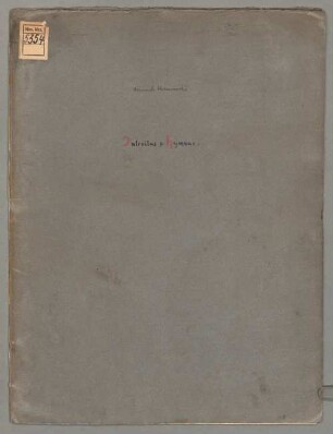 Introitus und Hymnus, V (3), Coro, orch - BSB Mus.ms. 5354 : [without title?]