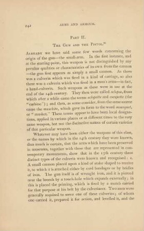 Part II. - The gun and the pistol
