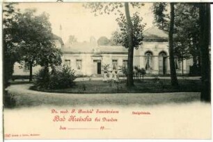 Kreischa. Sanatorium, Saalgebäude