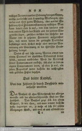 Das dritte Kapitel. Von den Fehlern so durch Beyspiele verursacht werden
