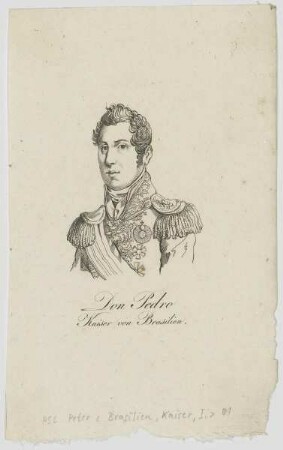 Bildnis des Don Pedro, Kaiser von Brasilien