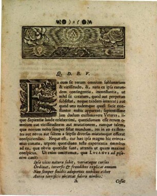 Diss. philos. qua academia praesens Marburgensis eadem cum anno 1527. instituta ostenditur