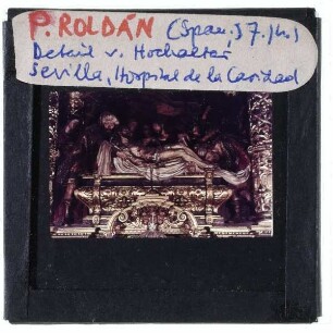 Sevilla, Hospital de la Caridad,Sevilla, Hospital de la Caridad, Hochaltar : Detail