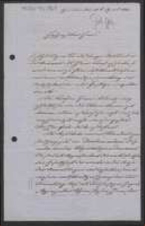 Brief von August Jäger an Unbekannt